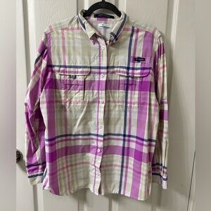 Columbia PFG Super Bahama Women’s Large Fishing Shirt
